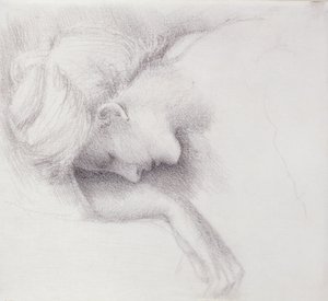 Der Gartenhof - Studie für die Briar Rose Serie, 1888 von Edward Burne Jones